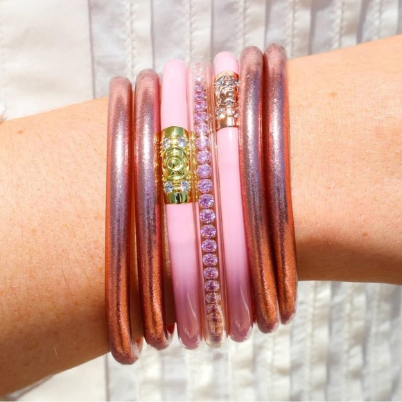 New! Budhagirl “Flower moon stack” limited edition bangles! Valentine braclets - Picture 3 of 12